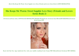 [Best!] She Keeps Me Warm Sweet Sapphic Love Story (Friends and Lovers Series Book 2) [PDF EBOOK EPUB]