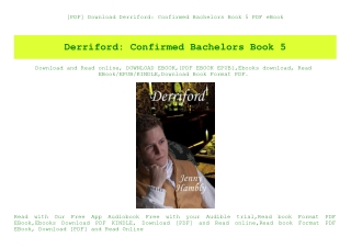 [PDF] Download Derriford Confirmed Bachelors Book 5 PDF eBook