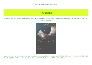 Read Online Truncated eBook PDF