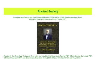 PDF) Ancient Society Online Book