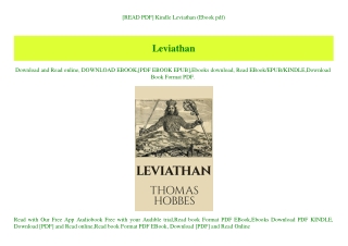 [READ PDF] Kindle Leviathan (Ebook pdf)
