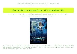 PDF READ FREE The Stubborn Accomplice (13 Kingdoms #2) (DOWNLOAD E.B.O.O.K.^)