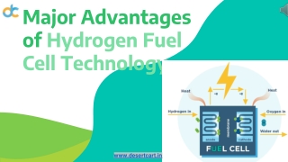 Major Advantages of Hydrogen Fuel Cell Technology