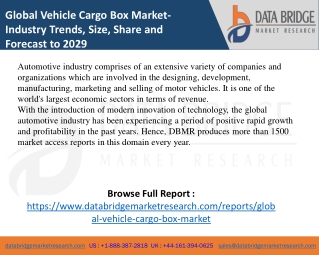 Global Vehicle Cargo Box Market pdf -  Automotive