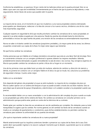 ¿Por qué es tan importante reemplazar las cerraduras después de una mudanza?