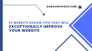 Website design tips