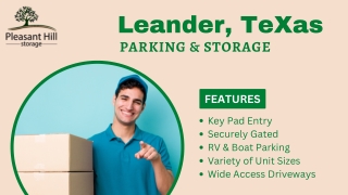 Self Storage & Parking Units in Leander - Pleasant Hill Storage