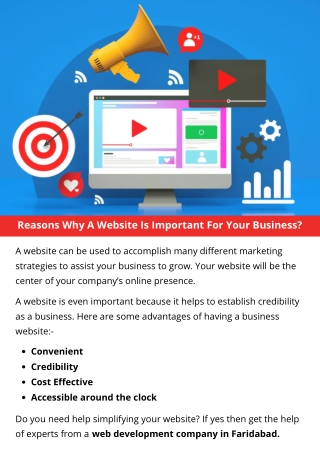 Reasons Why A Website Is Important For Your Business?