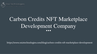Best Blockchain-based Carbon Credits Platform Development Company