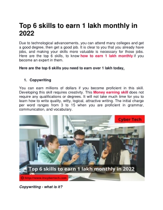 how to earn 1 lakh monthly