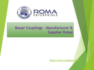Bauer Couplings - Manufacturer & Supplier Dubai