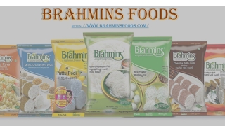 Brahmins Food PPT.