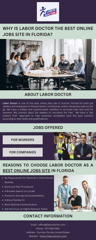 Why is Labor Doctor the Best Online Jobs Site in Florida?