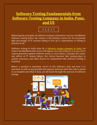 Software testing company in India