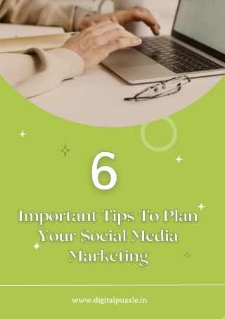 6 Important Tips To Plan Your Social Media Marketing