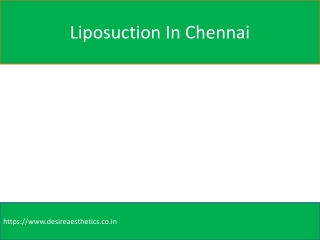 Liposuction In Chennai