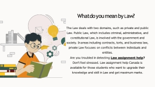 What do you mean by law