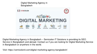 Digital Marketing Agency in Bangladesh