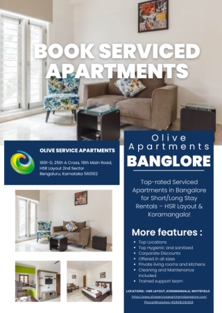 service apartments bangalore