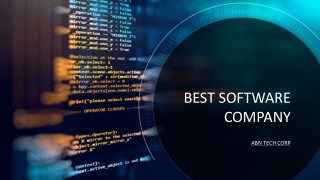 One of the best companies in the United States for software development