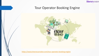 Tour Operator Booking Engine