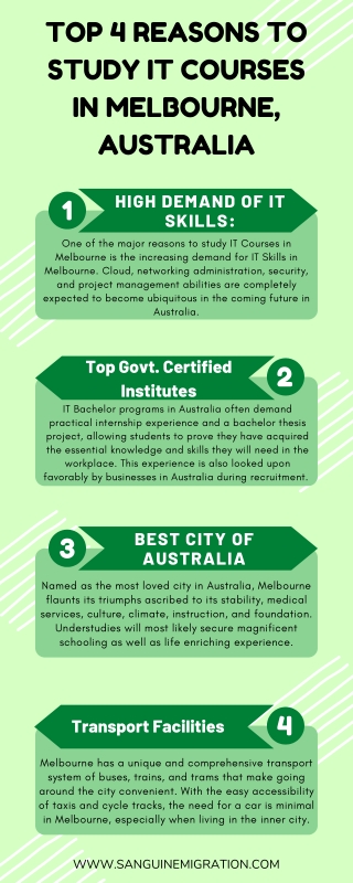 Top 4 Reasons To Study IT Courses In Melbourne, Australia