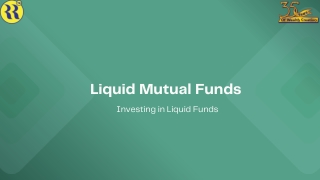 Liquid Mutual Funds