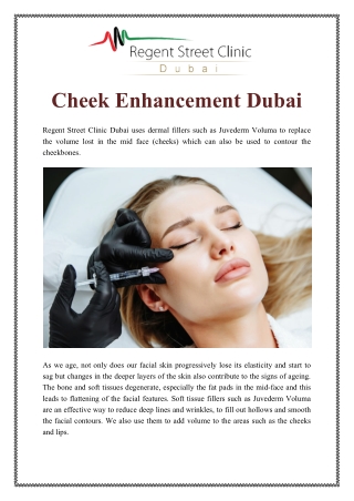 Cheek Enhancement Dubai