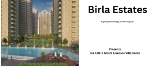 Birla Estates Raja Rajeshwari Nagar Bangalore - E-Brochure