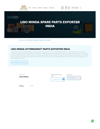 UNO Minda parts exporter