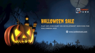 Flat 50% Discount On Development Services For Halloween 2022