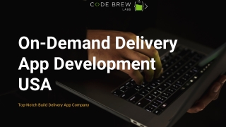 How To Make Delivery App | Code Brew Labs