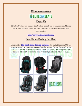 Safest Front Facing Car Seat