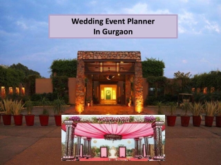 Best Wedding Planners in Gurgaon