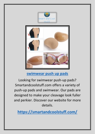 Swimwear Push Up Pads | Smartandcoolstuff.com