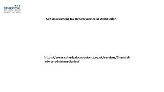 Self Assessment Tax Return Service in Wimbledon Sphericalaccountants.co.uk....