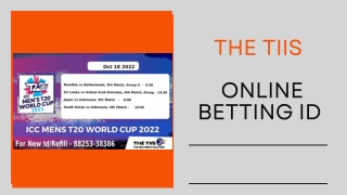 Best Online Cricket Betting Id | 8825-38386