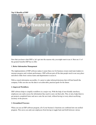Erp software in UAE