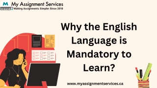 Why the English Language is Mandatory to Learn