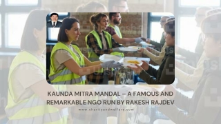 Kanuda Mitra Mandal – A Famous And Remarkable NGO Run By Rakesh Rajdev