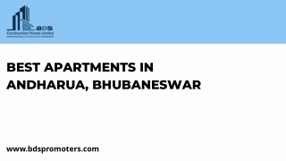 Best Apartments in Andharua, Bhubaneswar