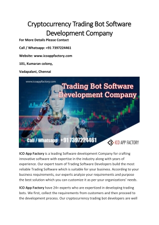 Cryptoappfactory Trading Bot Software Development Company (1)