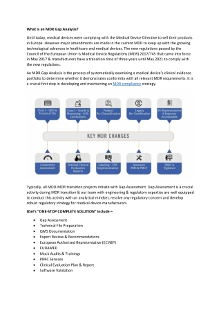 What is an MDR Gap Analysis