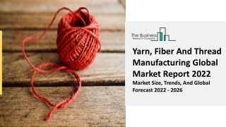 Yarn, Fiber And Thread Manufacturing Market Latest Trends, Size, Share 2031