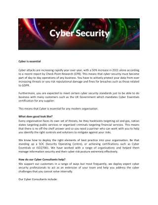 Cyber Security Consultants - Monochrome Consultancy