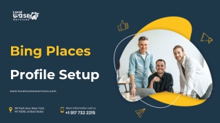 Bing Places Profile Setup - Local USA SEO Services