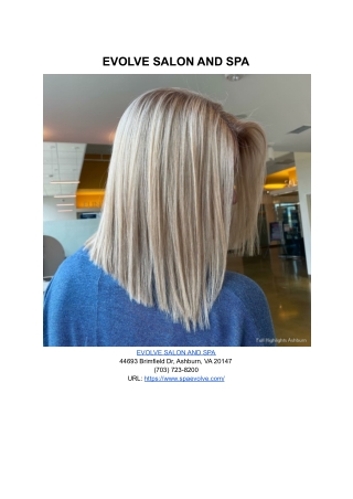 EVOLVE SALON AND SPA