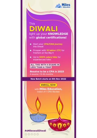 Start your  CPA/CMA journey with this Diwali