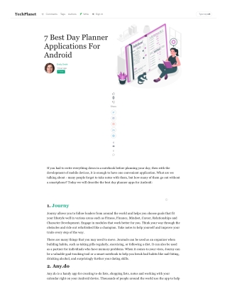 7 Best Day Planner Applications For Android