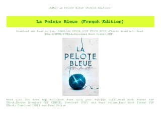 [READ] La Pelote Bleue (French Edition) (READ PDF EBOOK)
